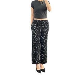 Topshop Dot Print Pleated Pants Size US 6